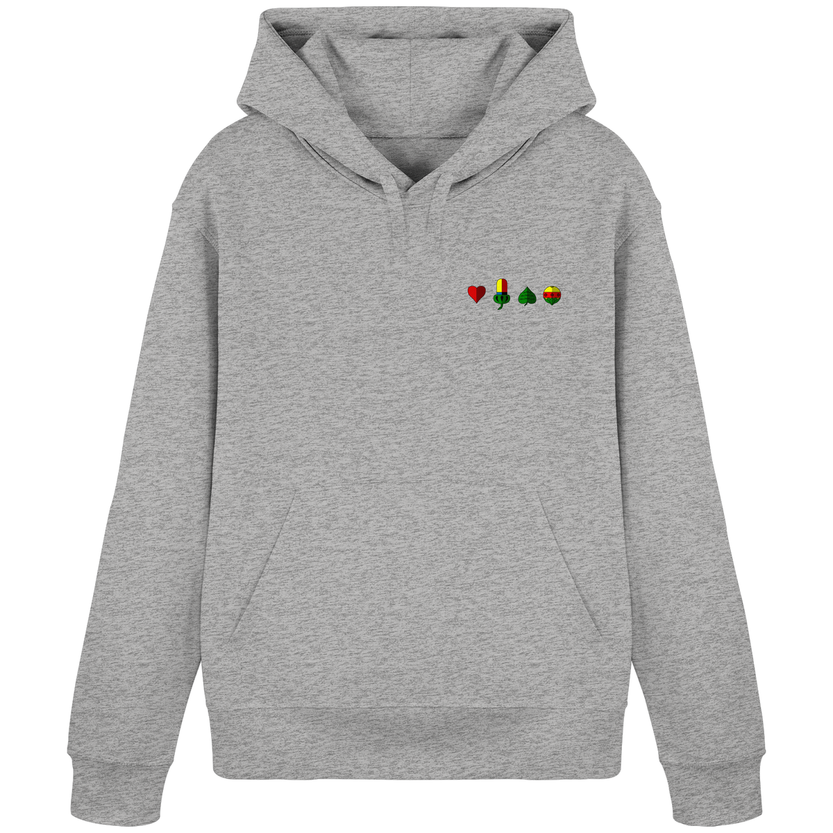 Hoodie "Alle Farben linear"