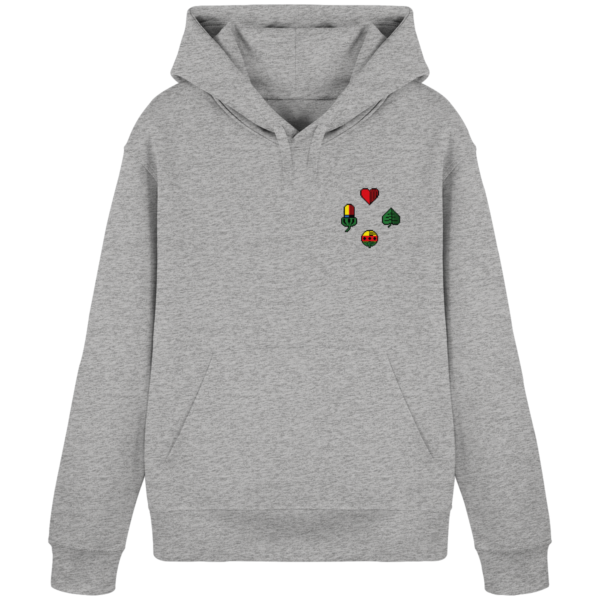 Hoodie "Alle Farben Pixel"