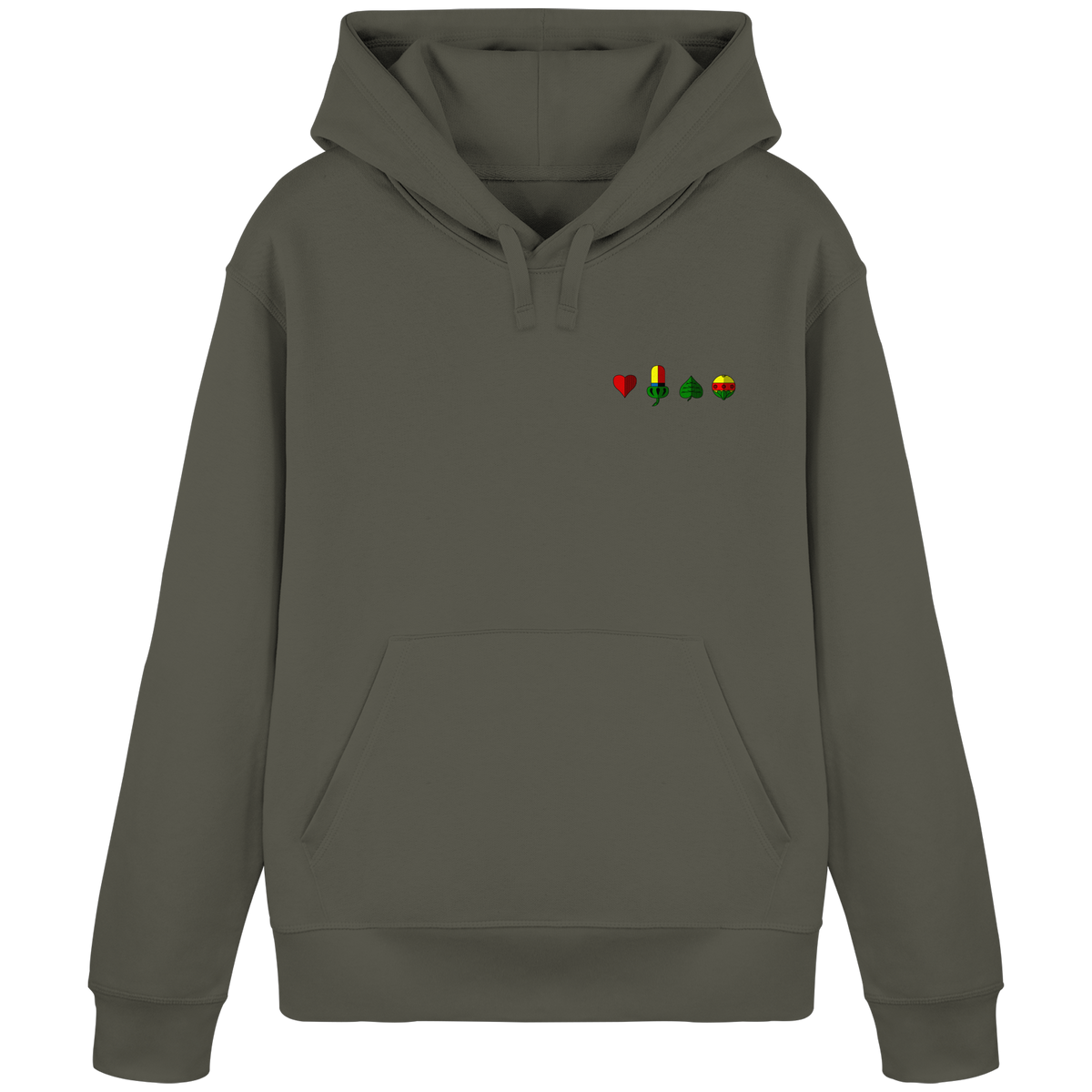 Hoodie "Alle Farben linear"