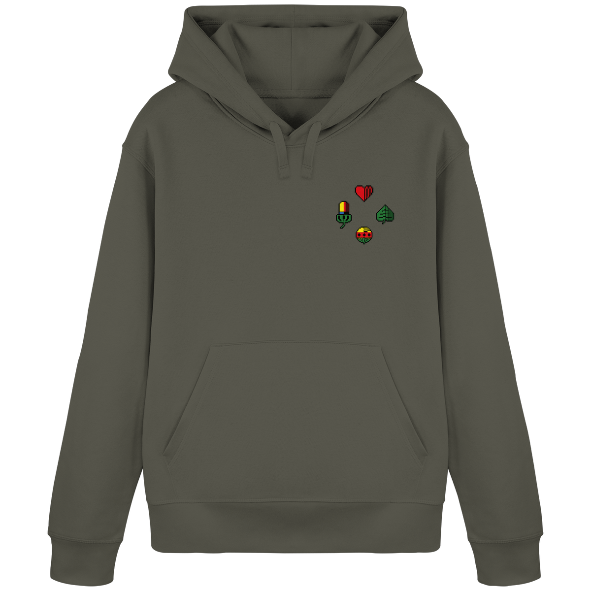 Hoodie "Alle Farben Pixel"