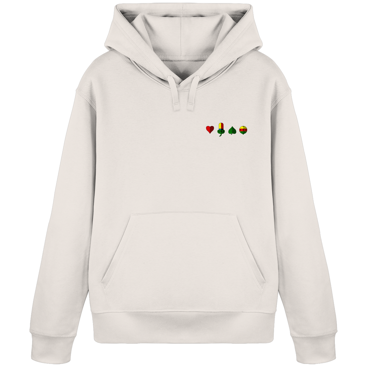 Hoodie "Alle Farben linear"
