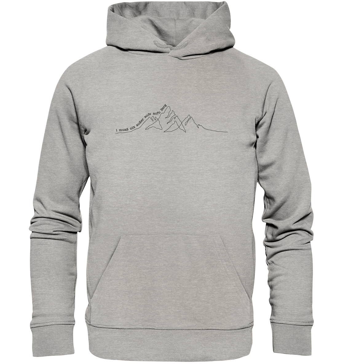 Hoodie "Aufe aufn Berg"