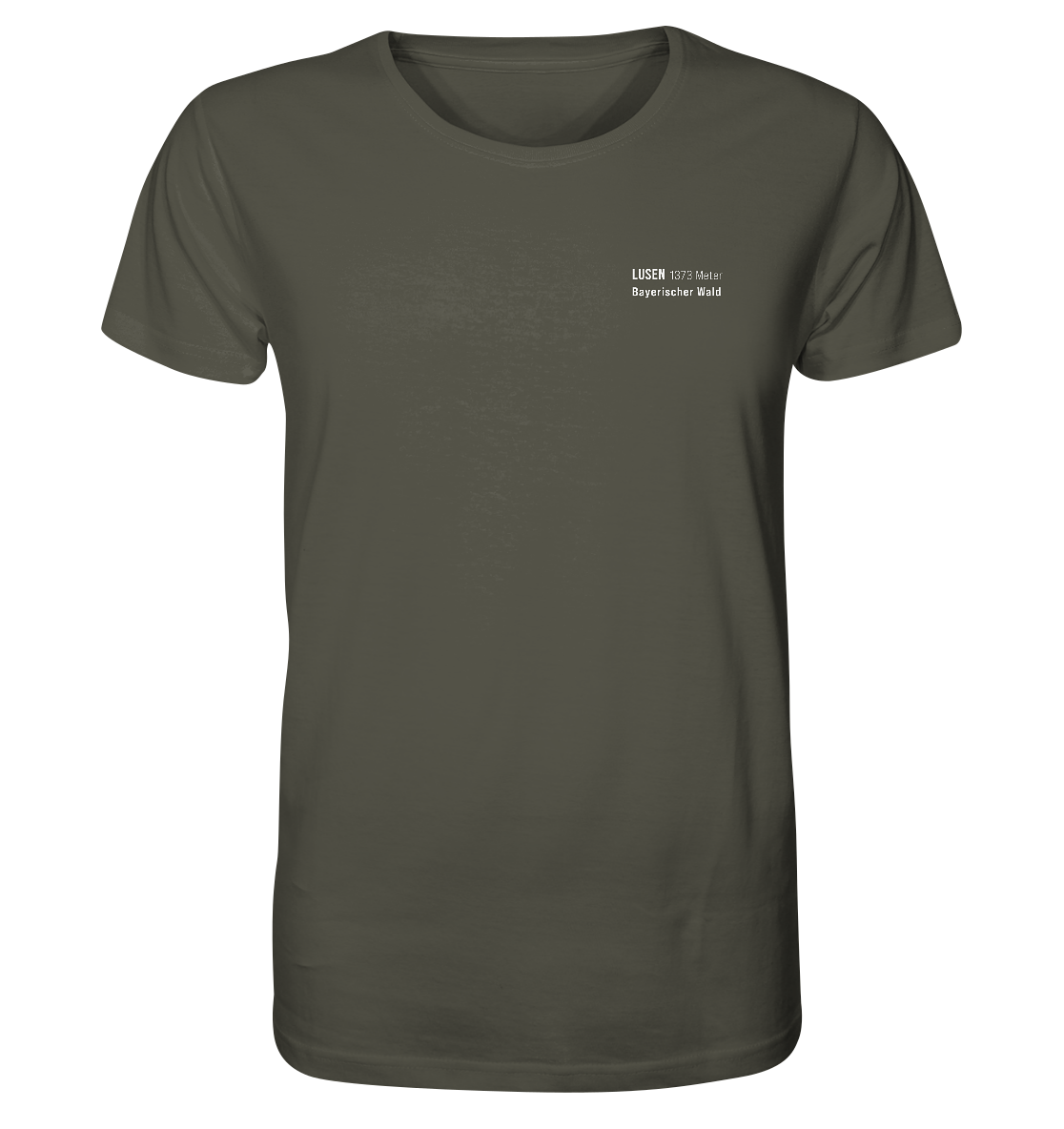 T-Shirt "Topografie Lusen" (Dark)