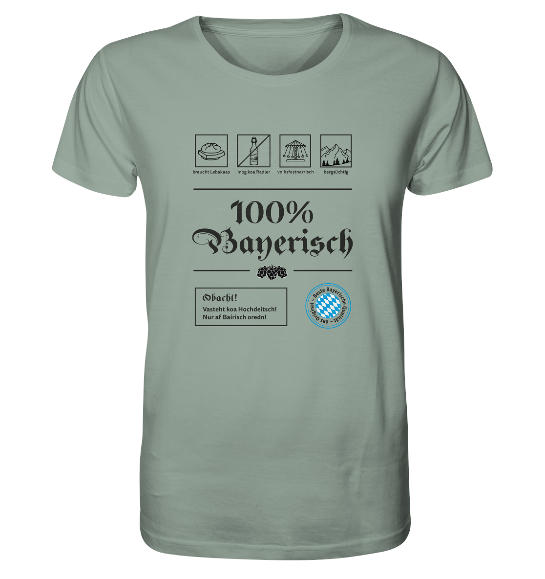 T-Shirt "100% Bayerisch"
