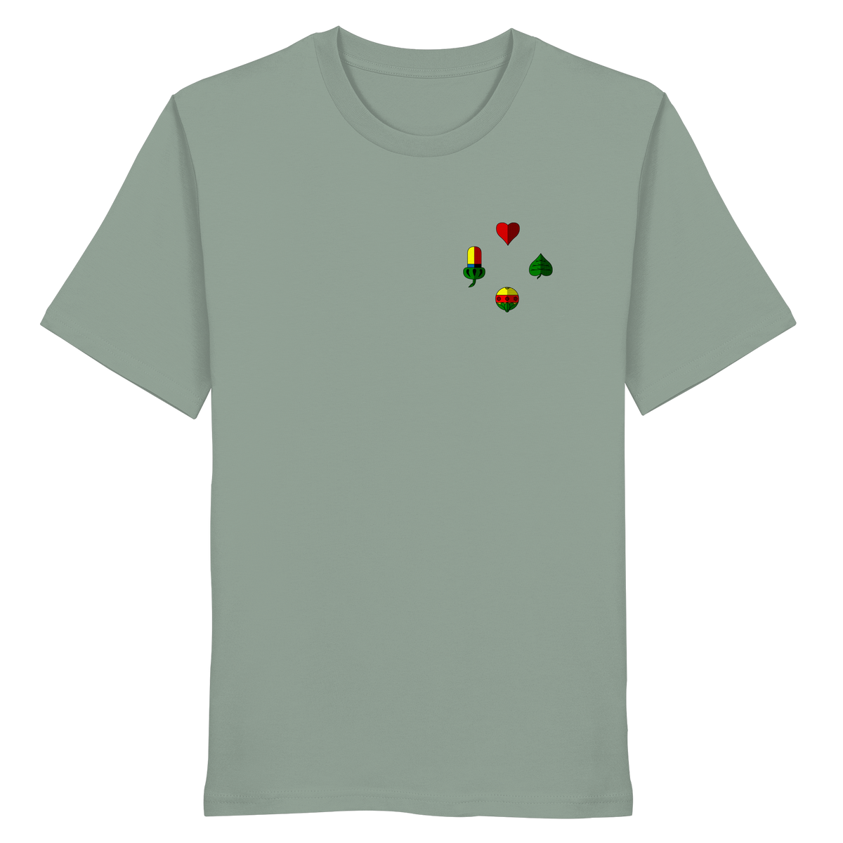 T-Shirt "Alle vier Farben"