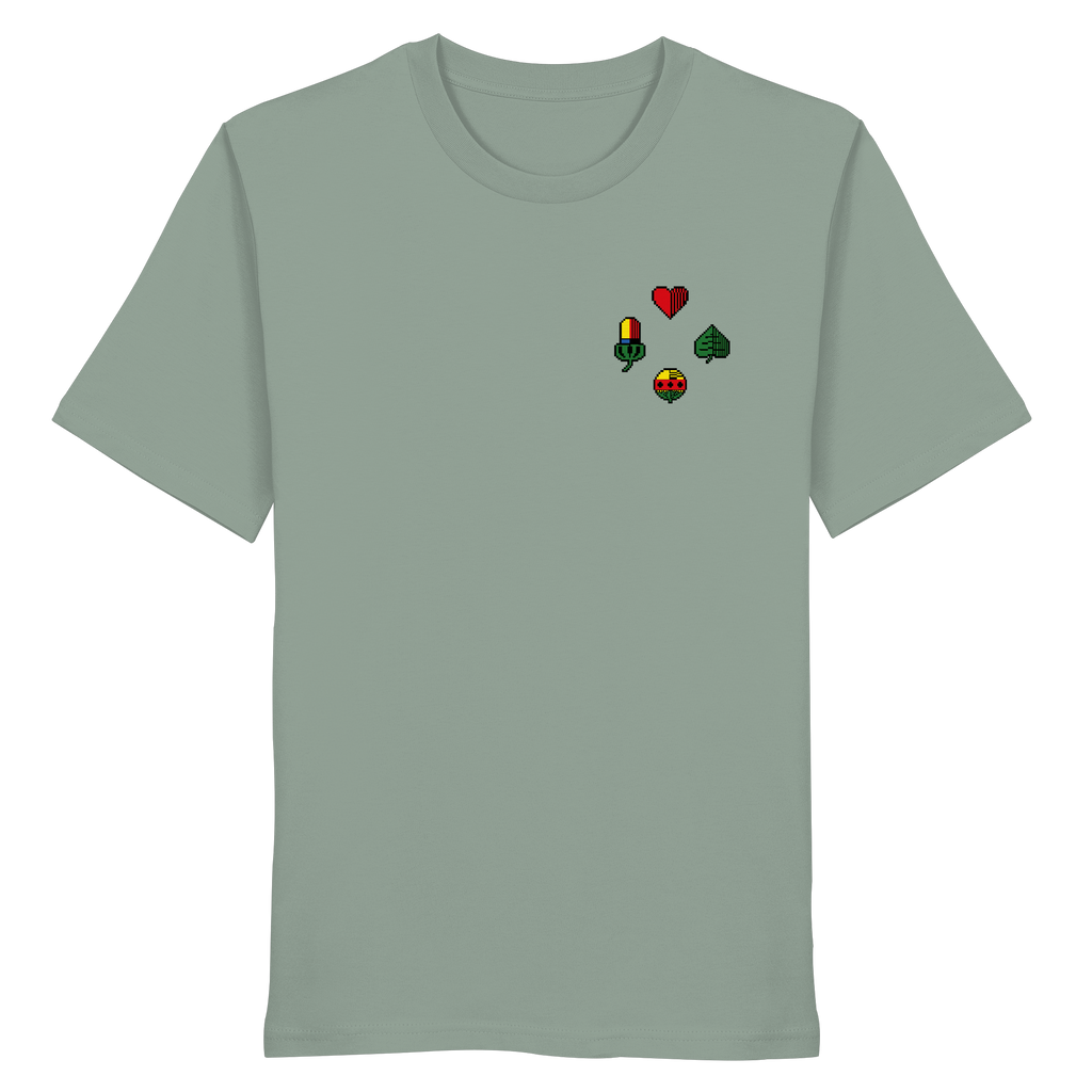 T-Shirt "Alle Farben Pixel"