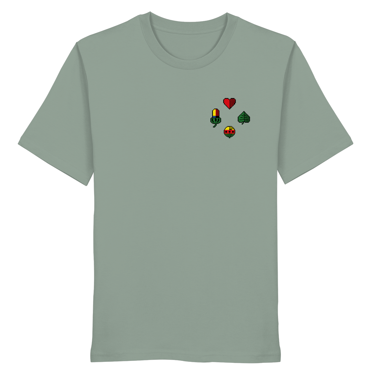 T-Shirt "Alle Farben Pixel"