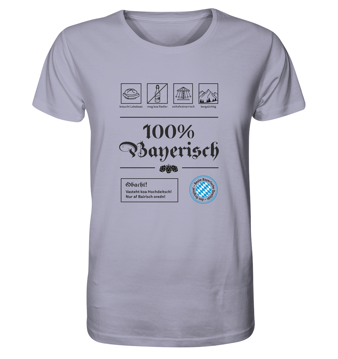 T-Shirt "100% Bayerisch"