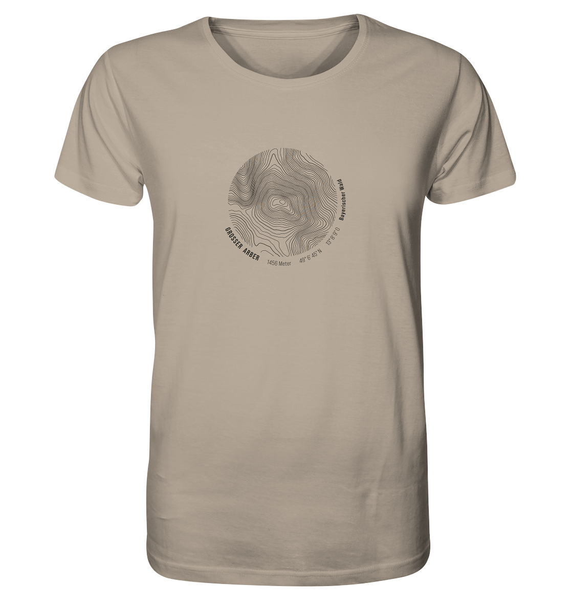 T-Shirt "Topografie Arber"