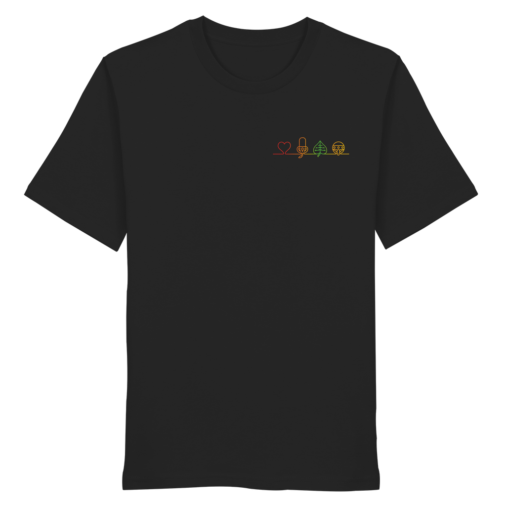 T-Shirt "Alle Farben Verlauf"