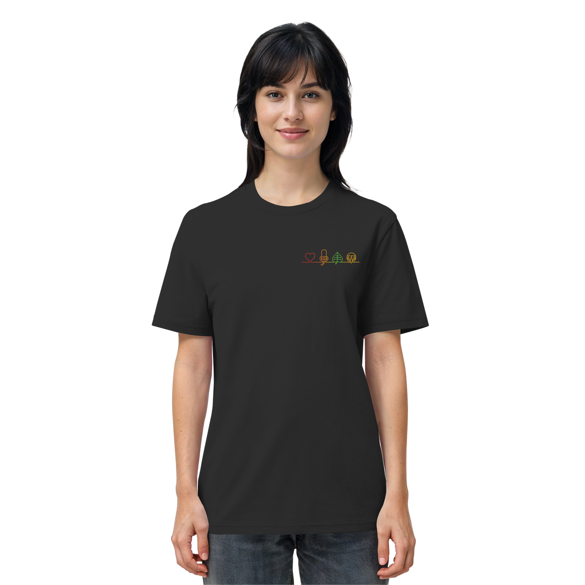 T-Shirt "Alle Farben Verlauf"