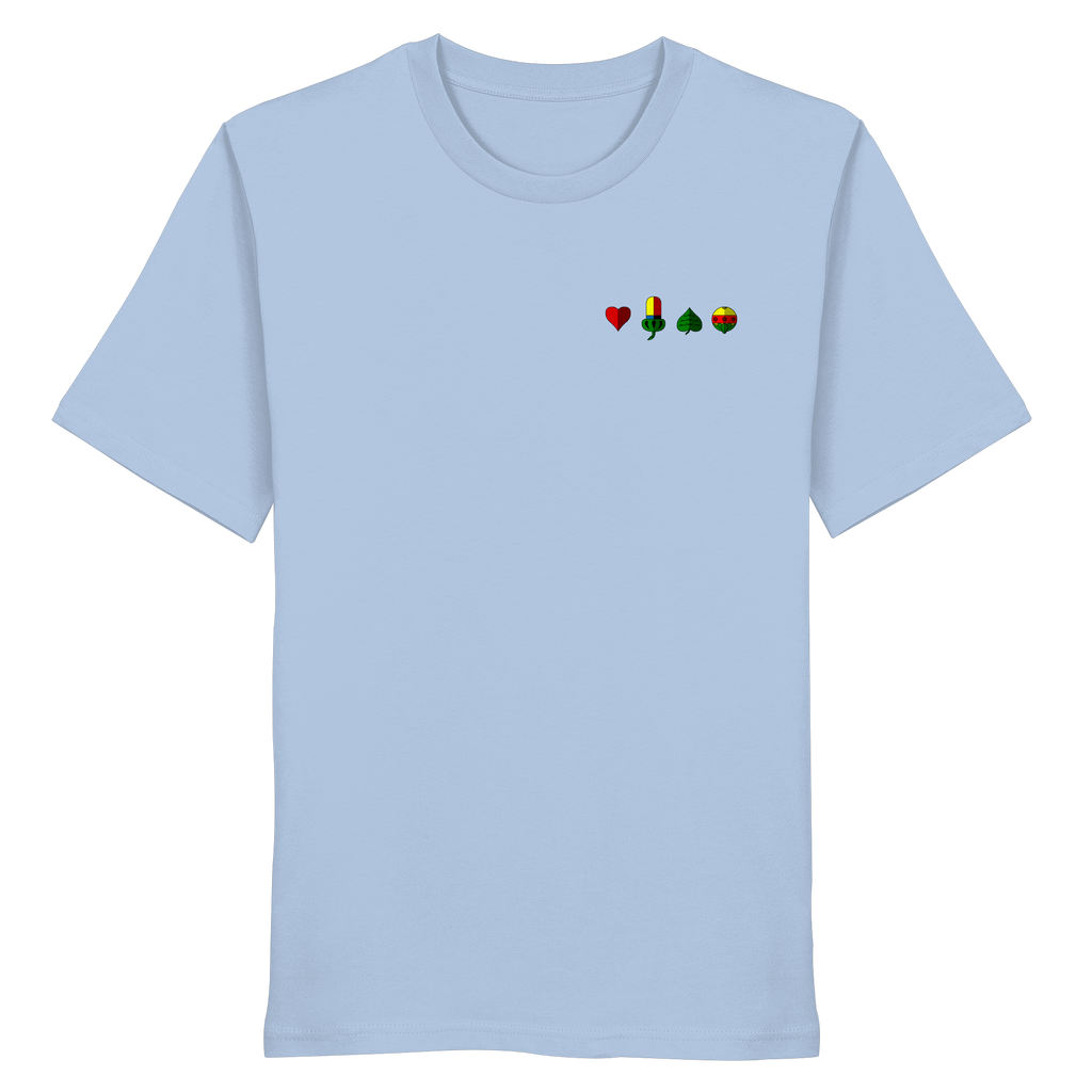 T-Shirt "Alle Farben linear"