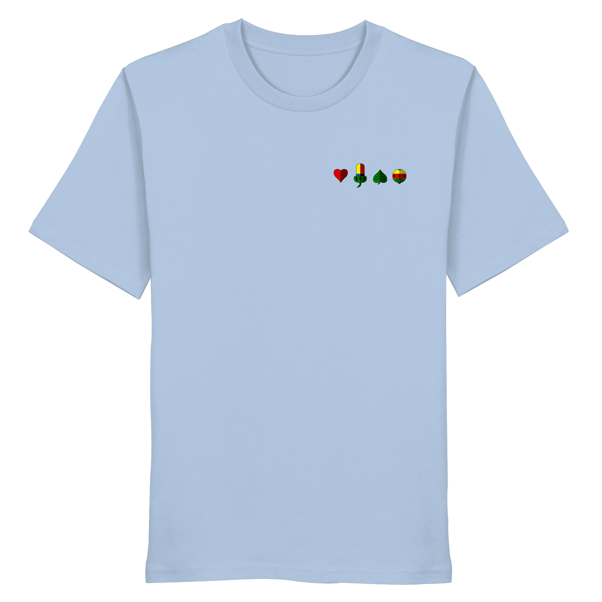 T-Shirt "Alle Farben linear"
