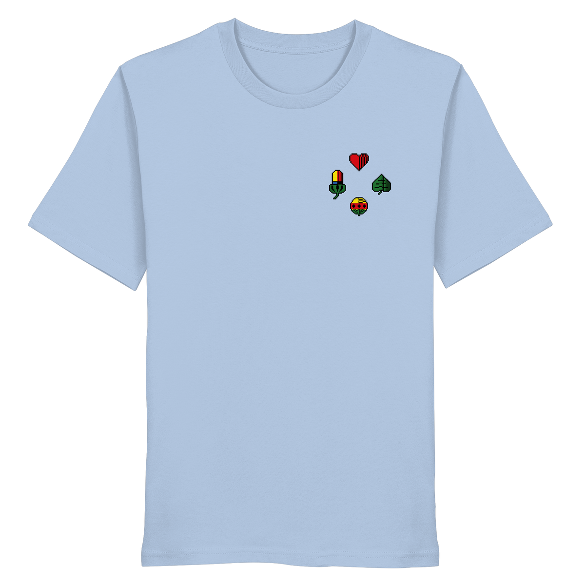 T-Shirt "Alle Farben Pixel"
