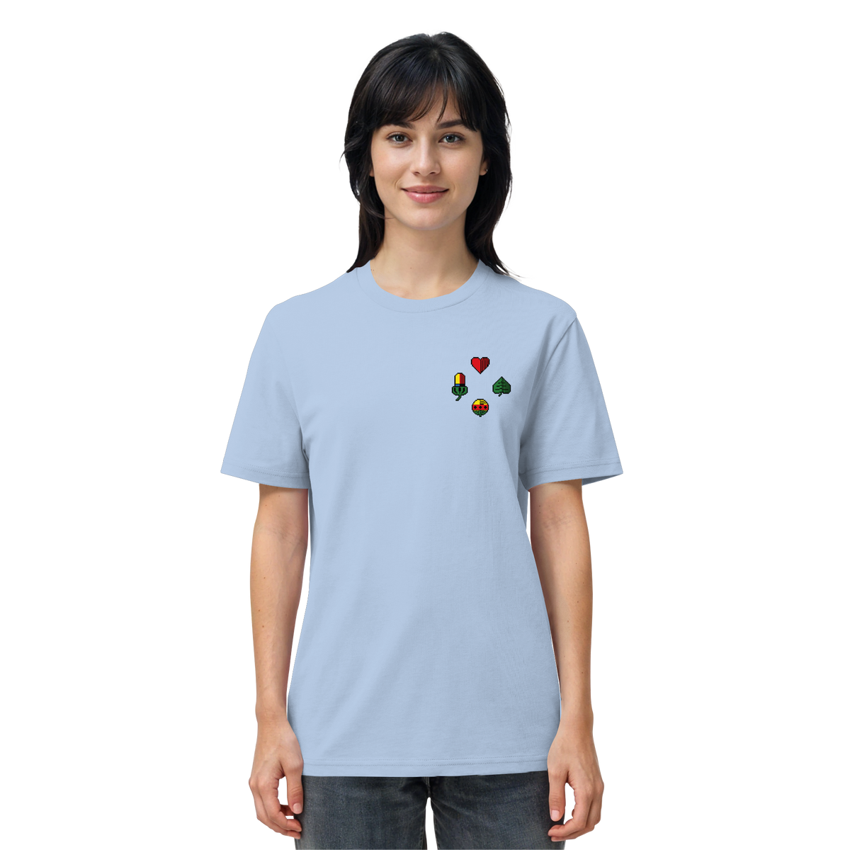 T-Shirt "Alle Farben Pixel"