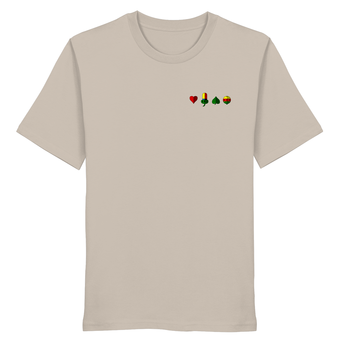 T-Shirt "Alle Farben linear"