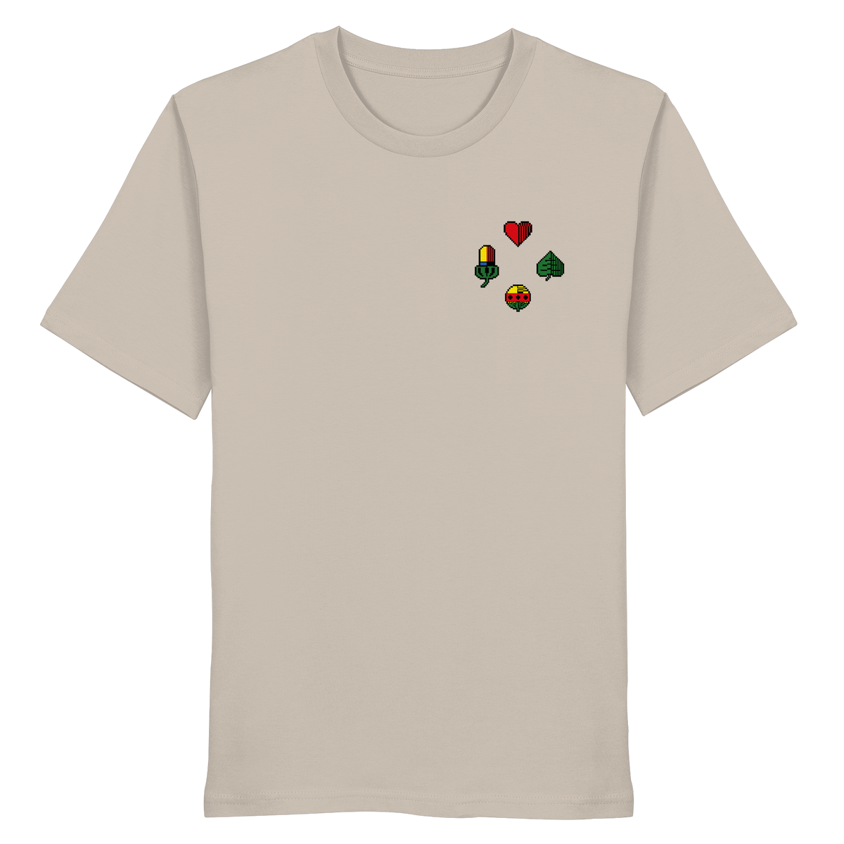 T-Shirt "Alle Farben Pixel"