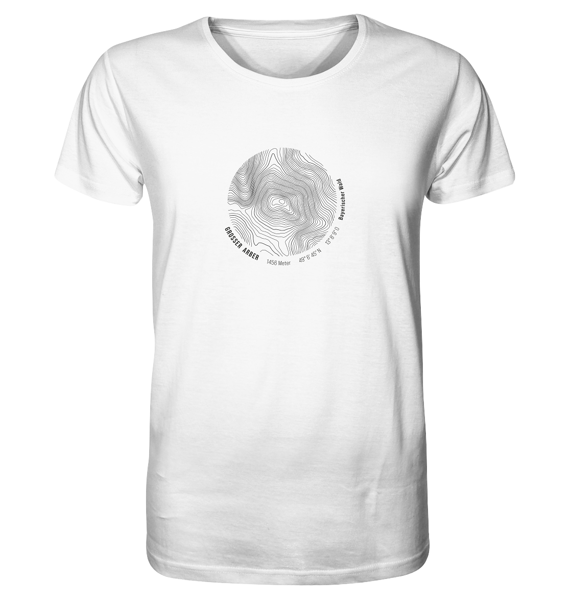 T-Shirt "Topografie Arber"