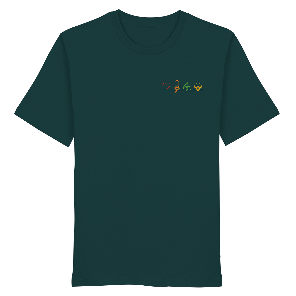 T-Shirt "Alle Farben Verlauf"