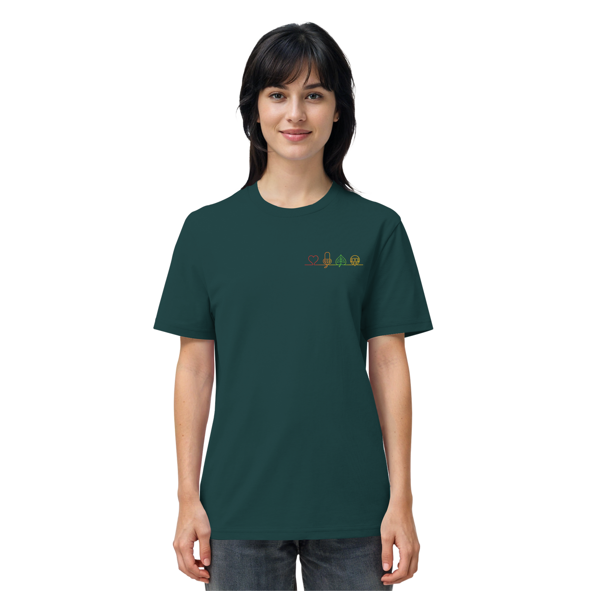 T-Shirt "Alle Farben Verlauf"