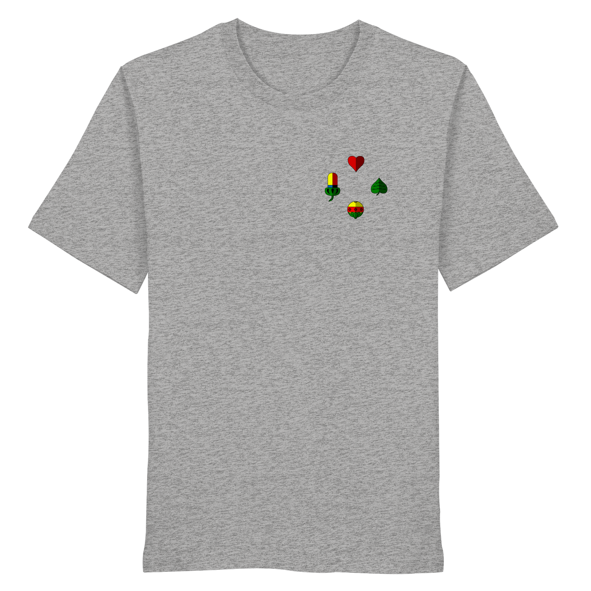 T-Shirt "Alle vier Farben"