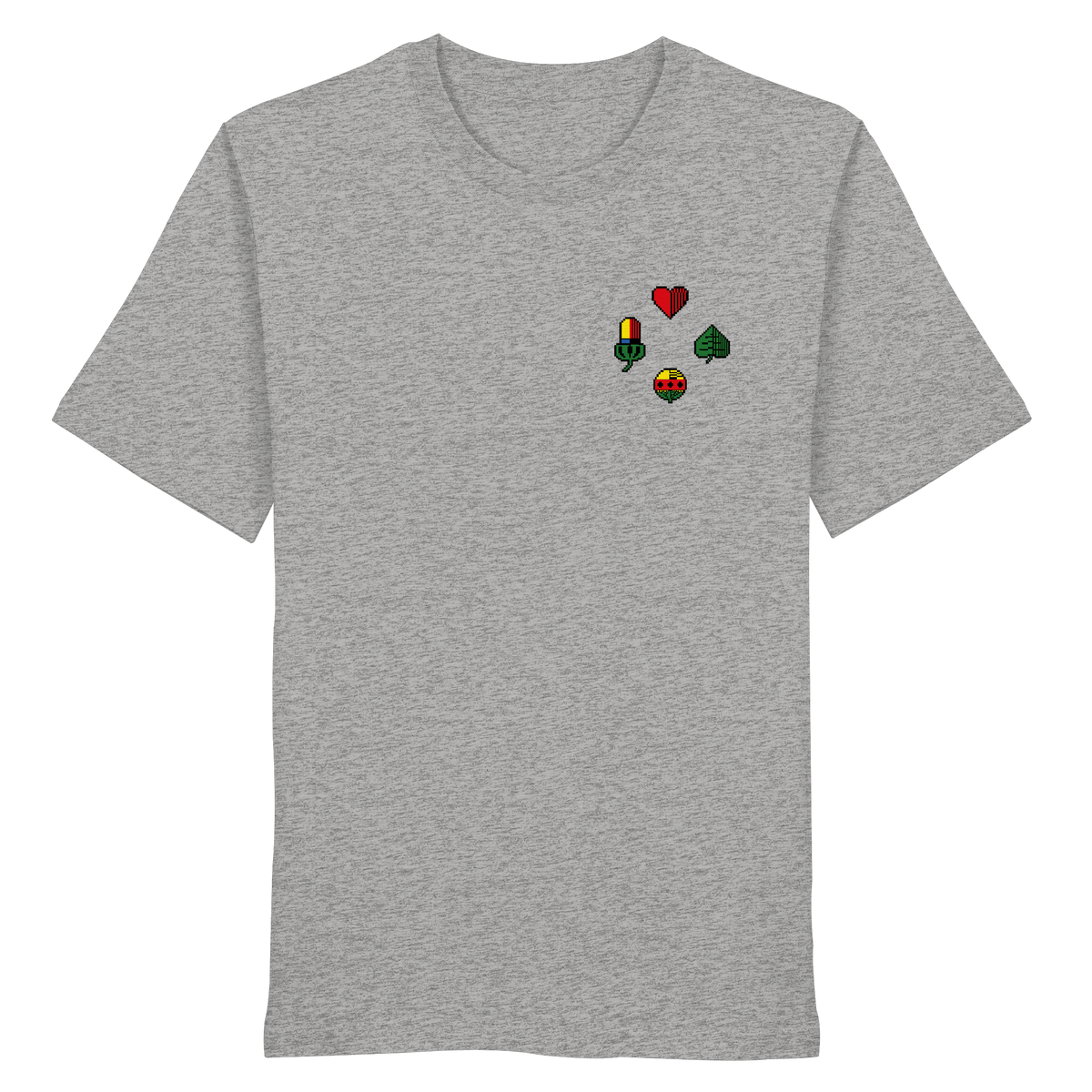 T-Shirt "Alle Farben Pixel"