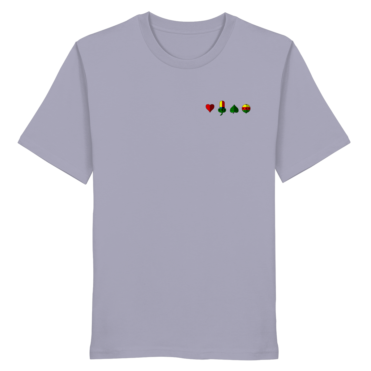 T-Shirt "Alle Farben linear"