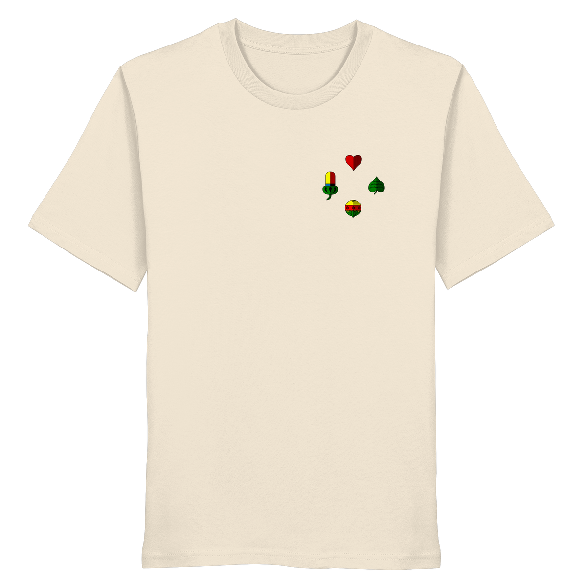 T-Shirt "Alle vier Farben"