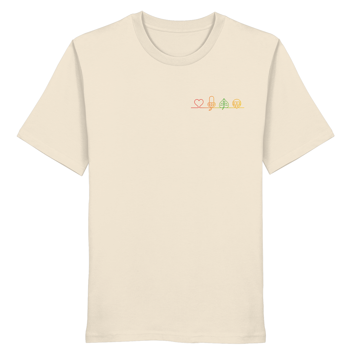T-Shirt "Alle Farben Verlauf"