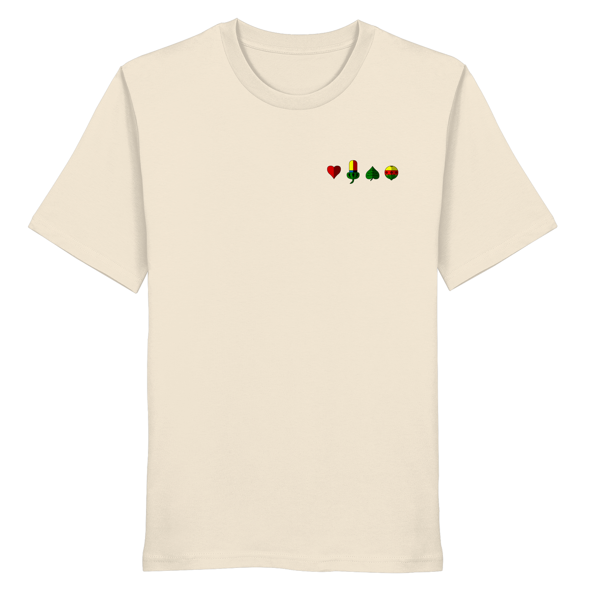 T-Shirt "Alle Farben linear"