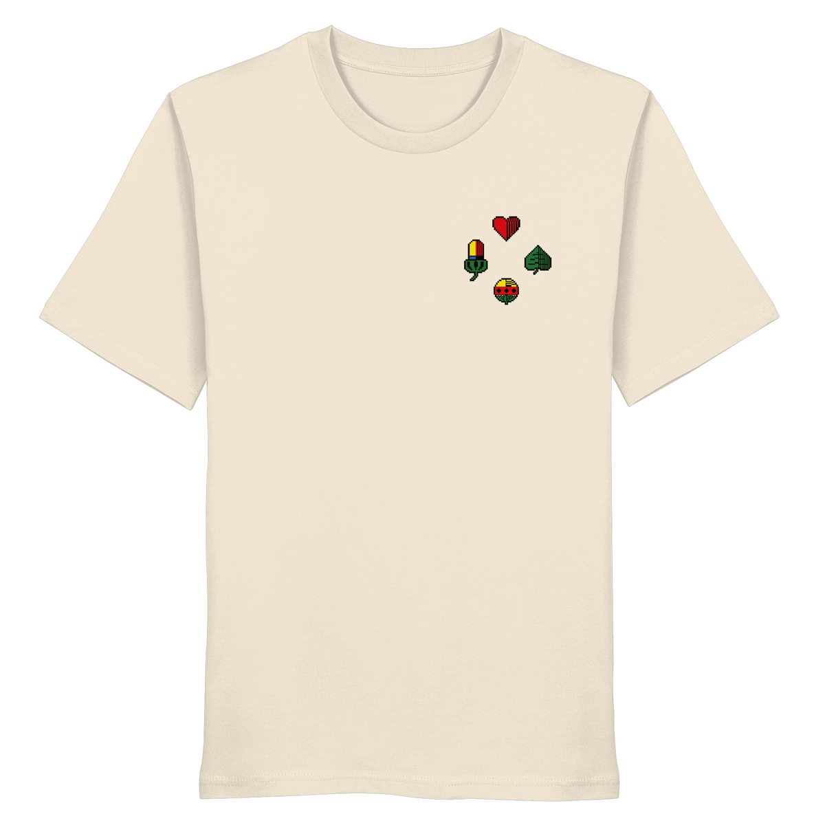 T-Shirt "Alle Farben Pixel"