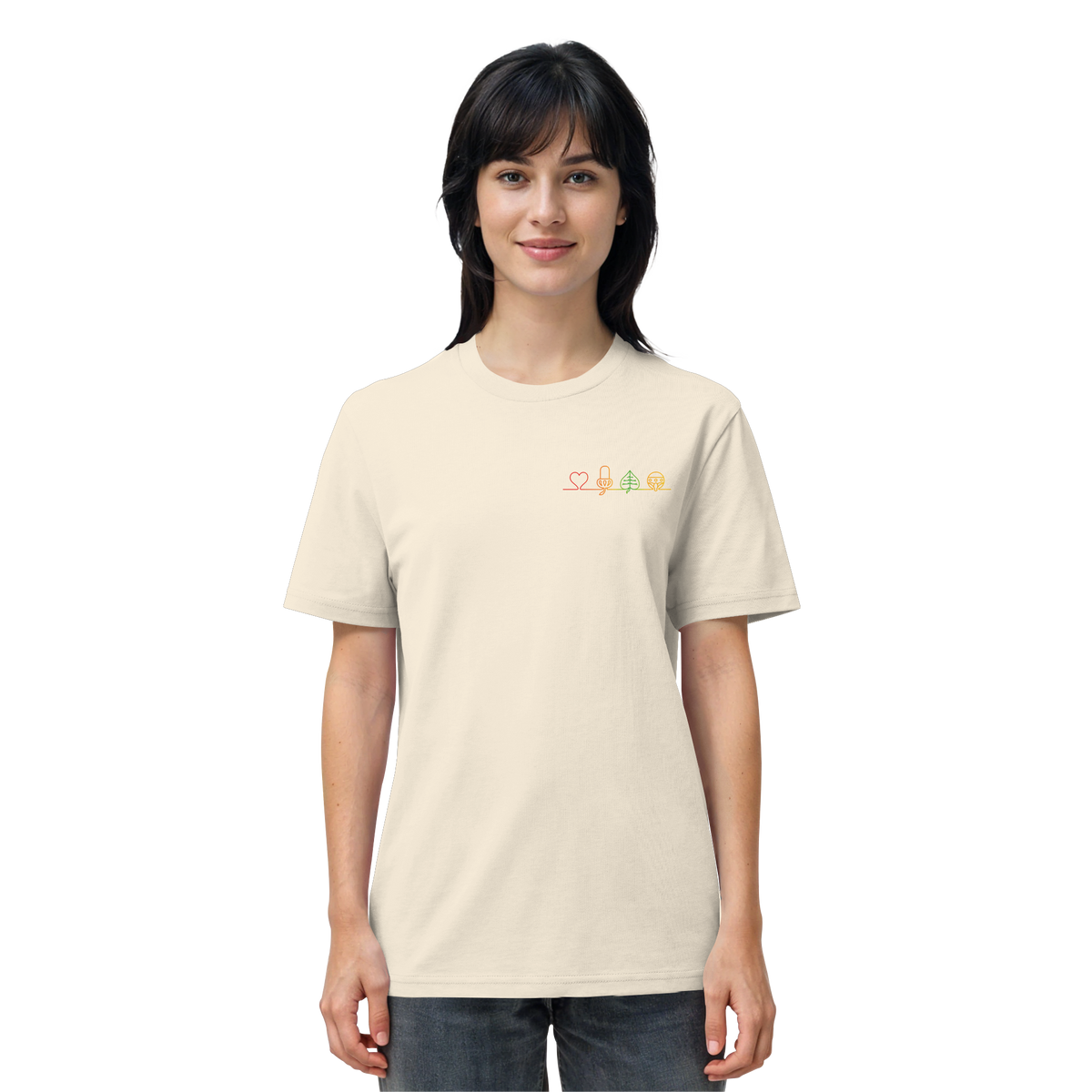 T-Shirt "Alle Farben Verlauf"