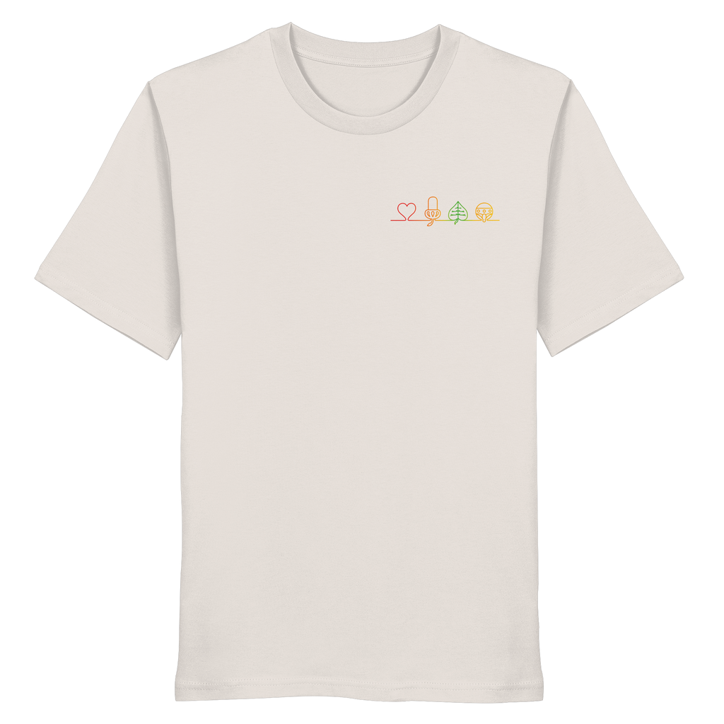 T-Shirt "Alle Farben Verlauf"
