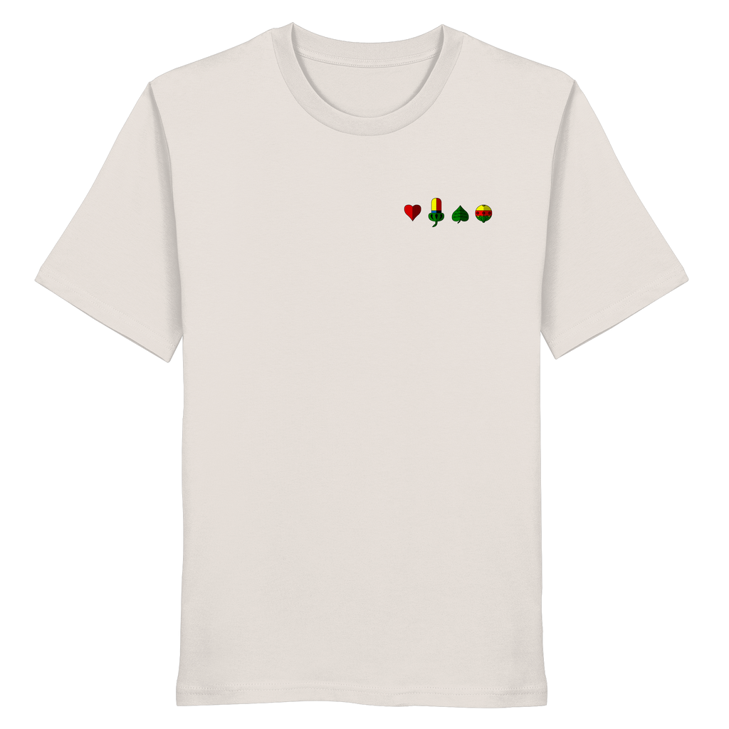 T-Shirt "Alle Farben linear"