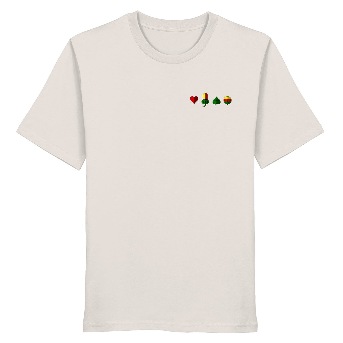 T-Shirt "Alle Farben linear"