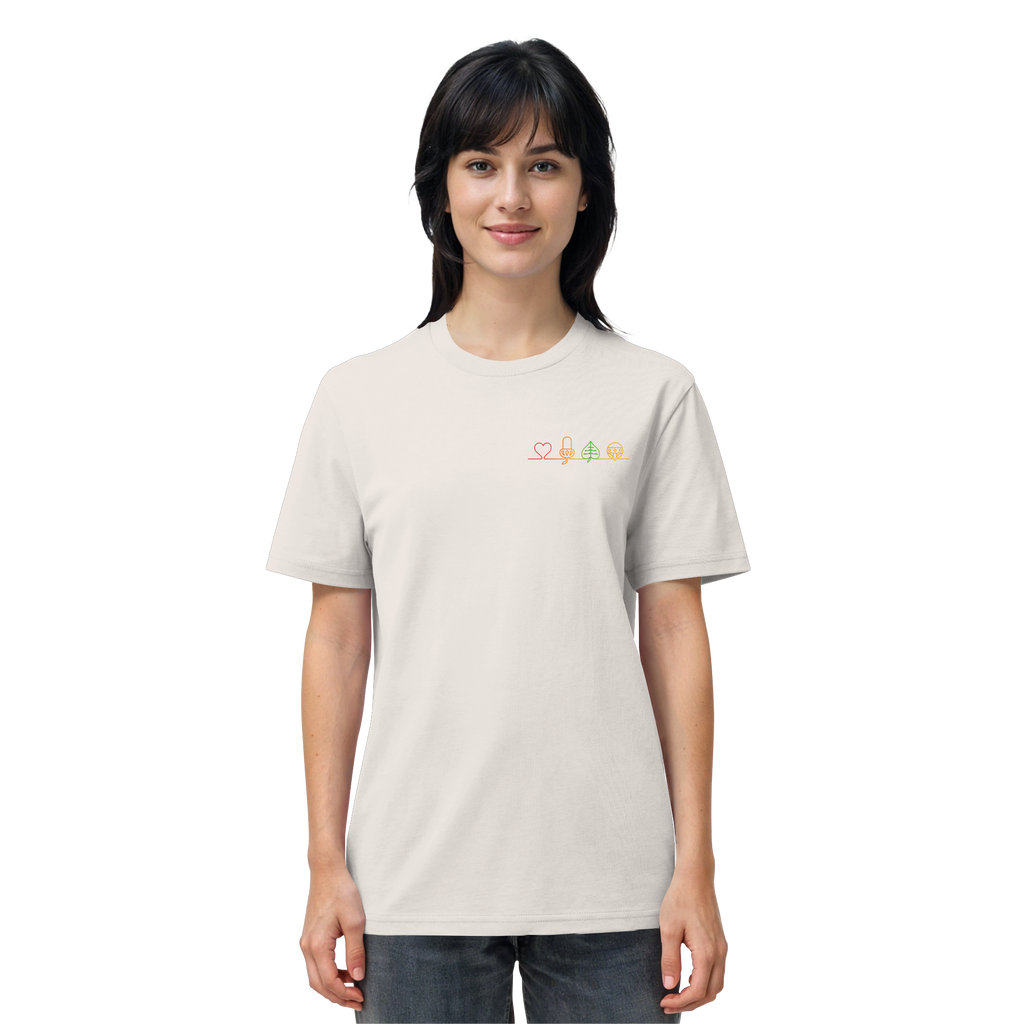 T-Shirt "Alle Farben Verlauf"