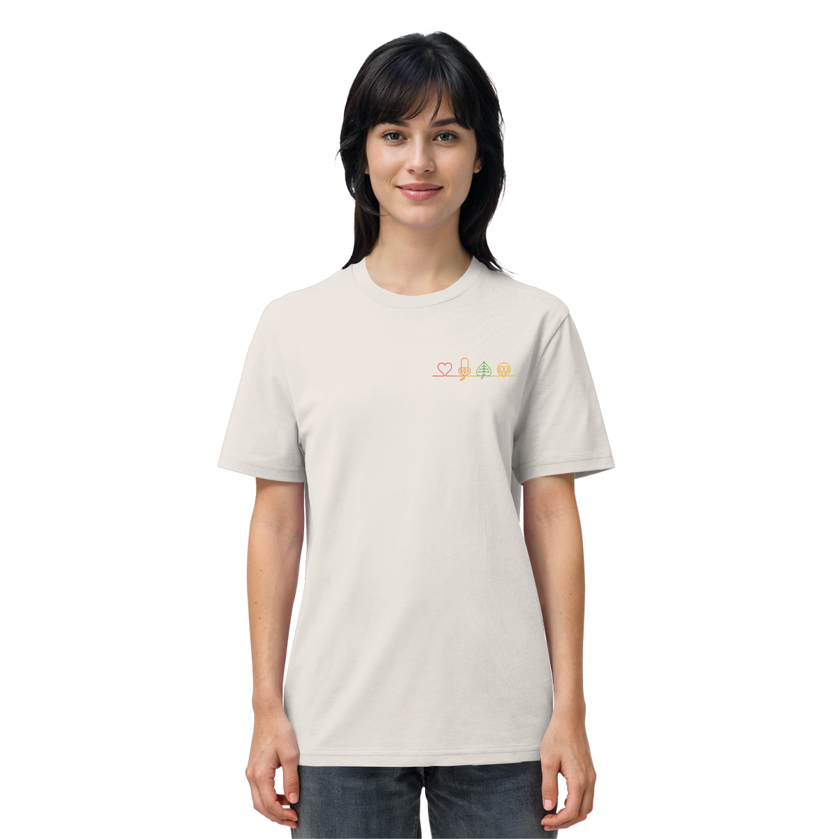 T-Shirt "Alle Farben Verlauf"