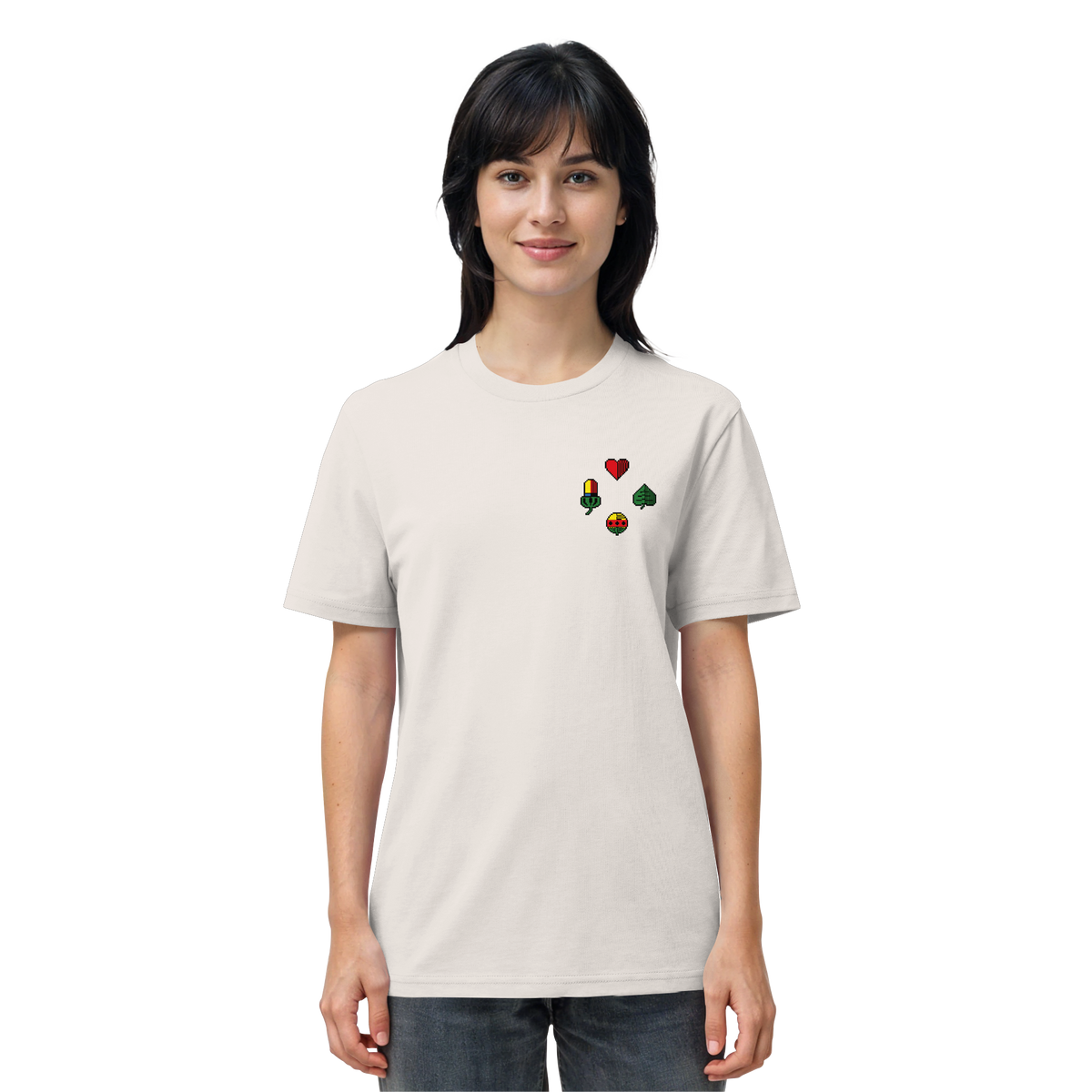 T-Shirt "Alle Farben Pixel"