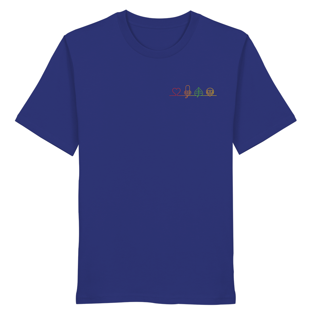 T-Shirt "Alle Farben Verlauf"