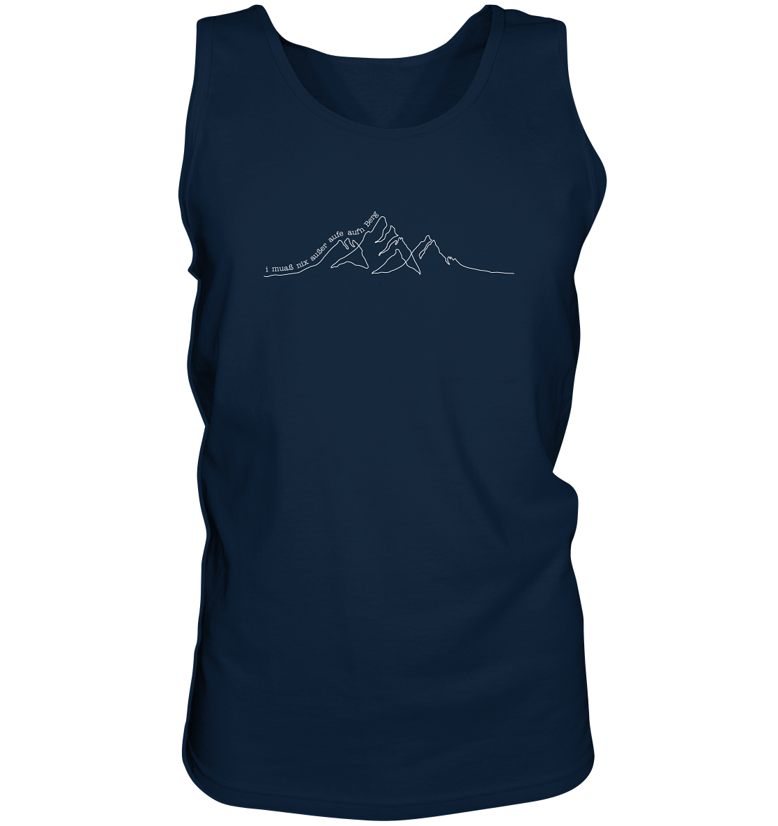 Tank-Top "Aufe aufn Berg" (Dark)