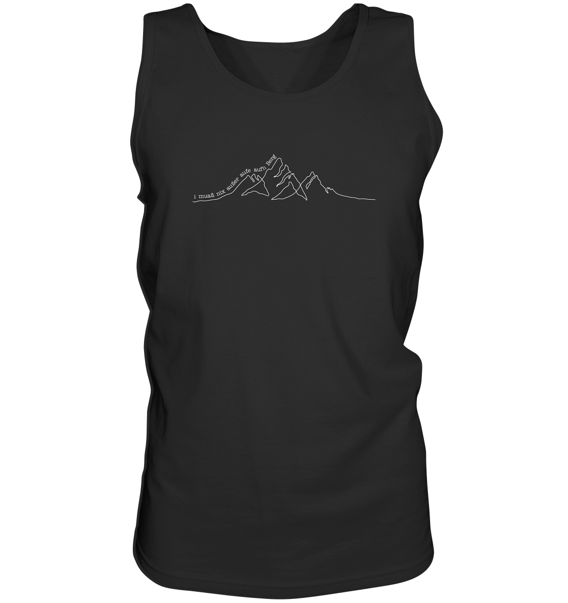 Tank-Top "Aufe aufn Berg" (Dark)