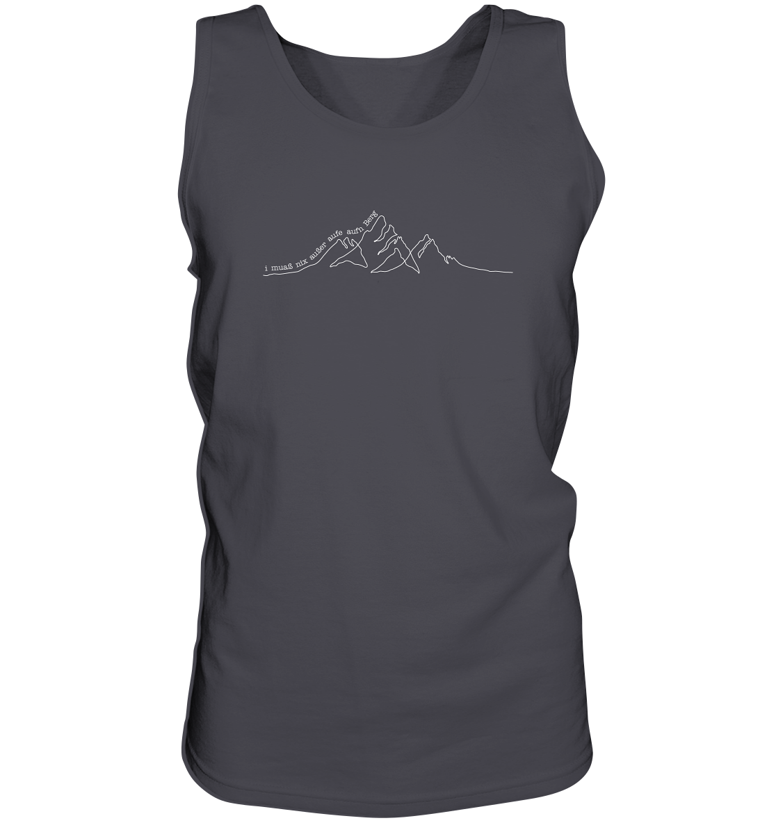 Tank-Top "Aufe aufn Berg" (Dark)