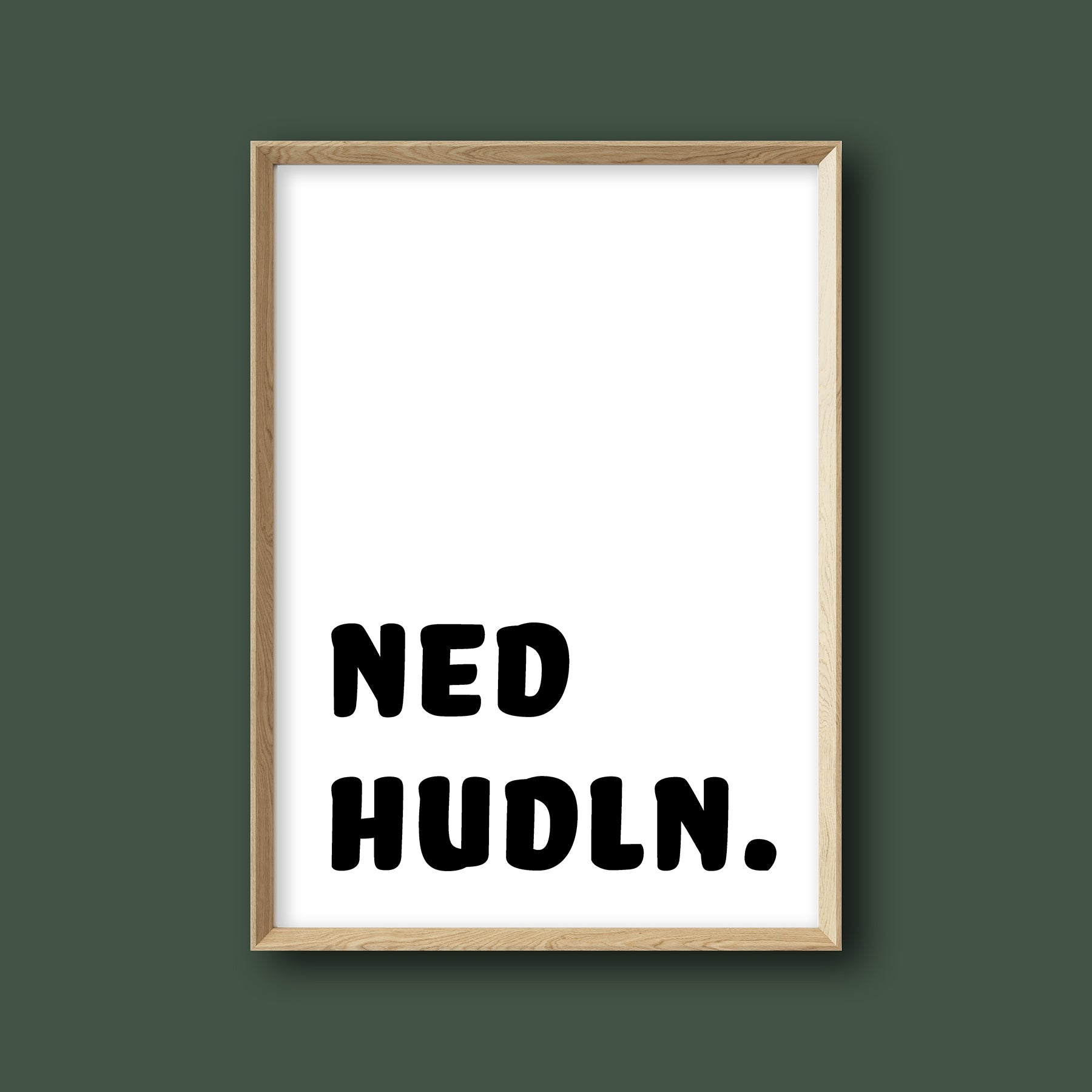 Poster "Ned Hudln"