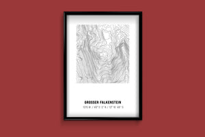 Poster "Großer Falkenstein"