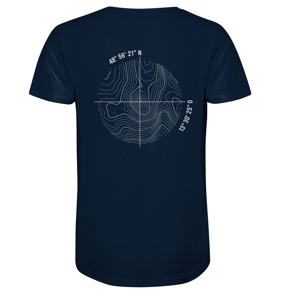 T-Shirt "Topografie Lusen" (Dark)
