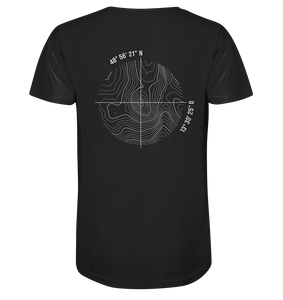T-Shirt "Topografie Lusen" (Dark)