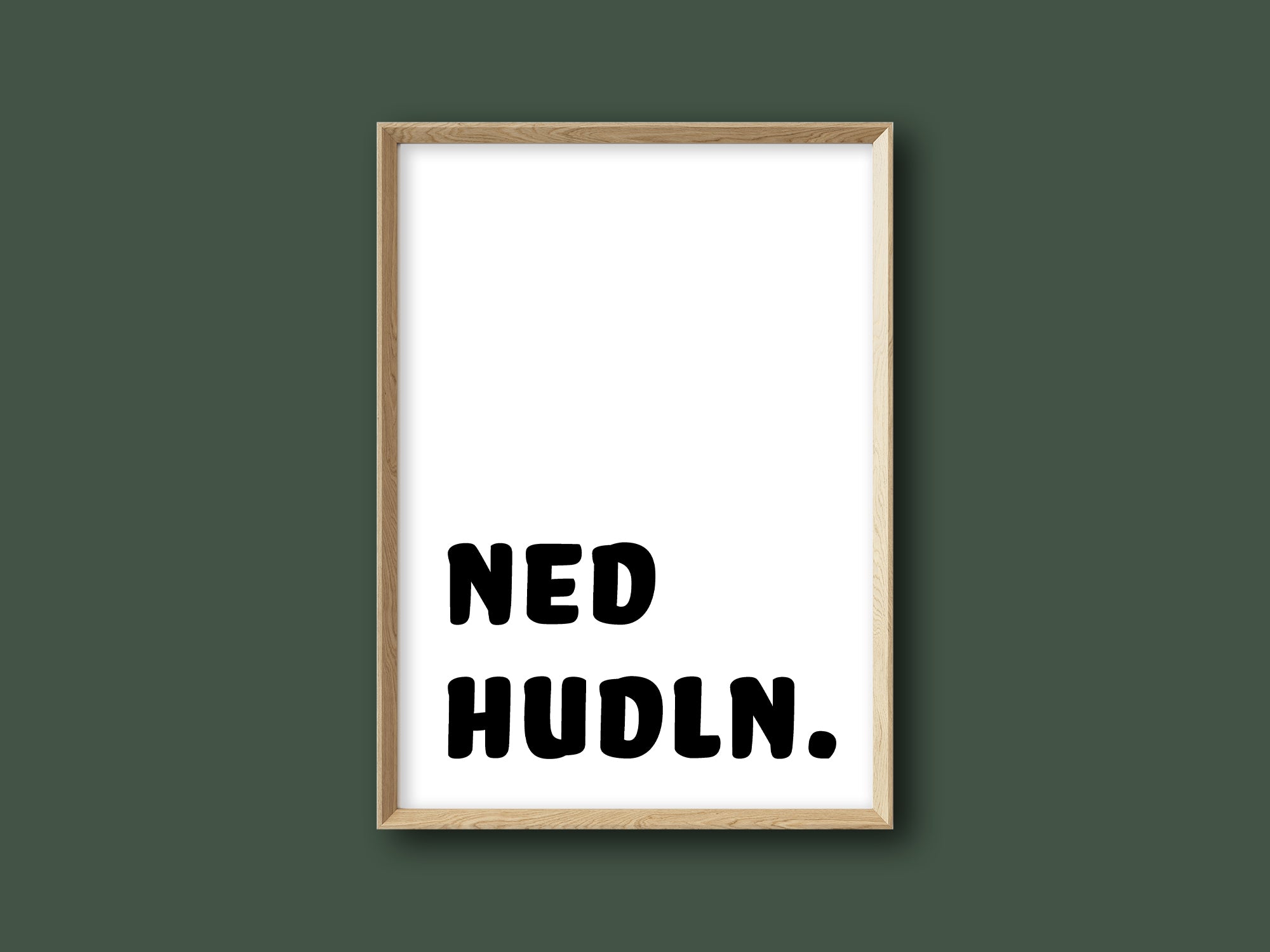 Poster "Ned Hudln"